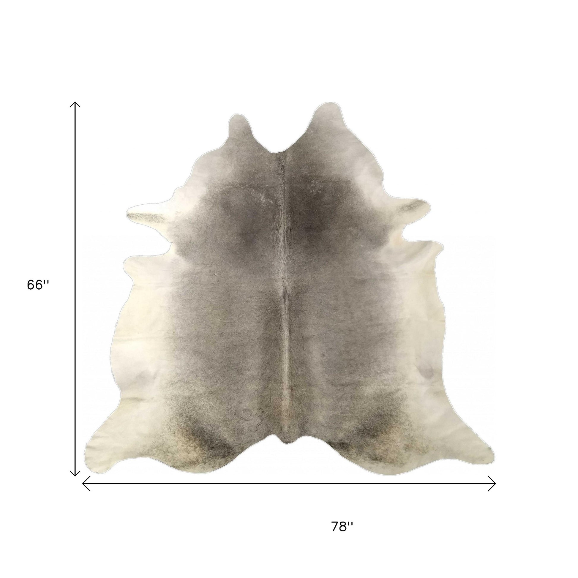 5' X 6' Natural Cowhide Handmade Area Rug-7