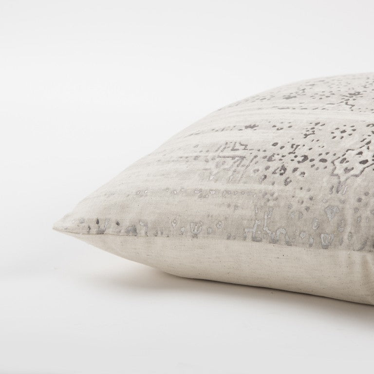 20 X 20 Natural Zippered 100% Cotton Throw Pillow-2