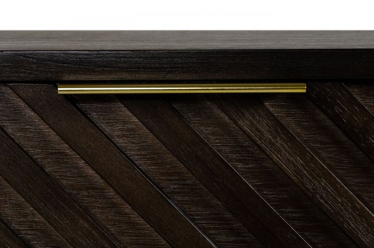 24" Solid Wood and Wood Two Drawer Nightstand-4