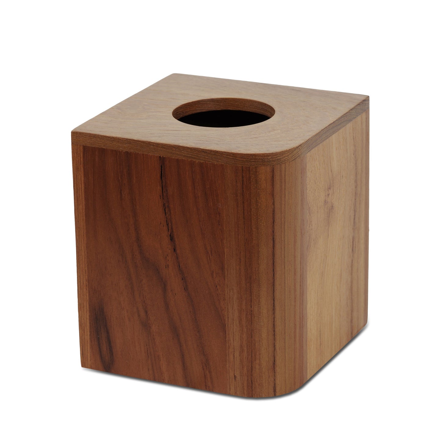 Designer Genuine Teak Tissue Box Cover-3