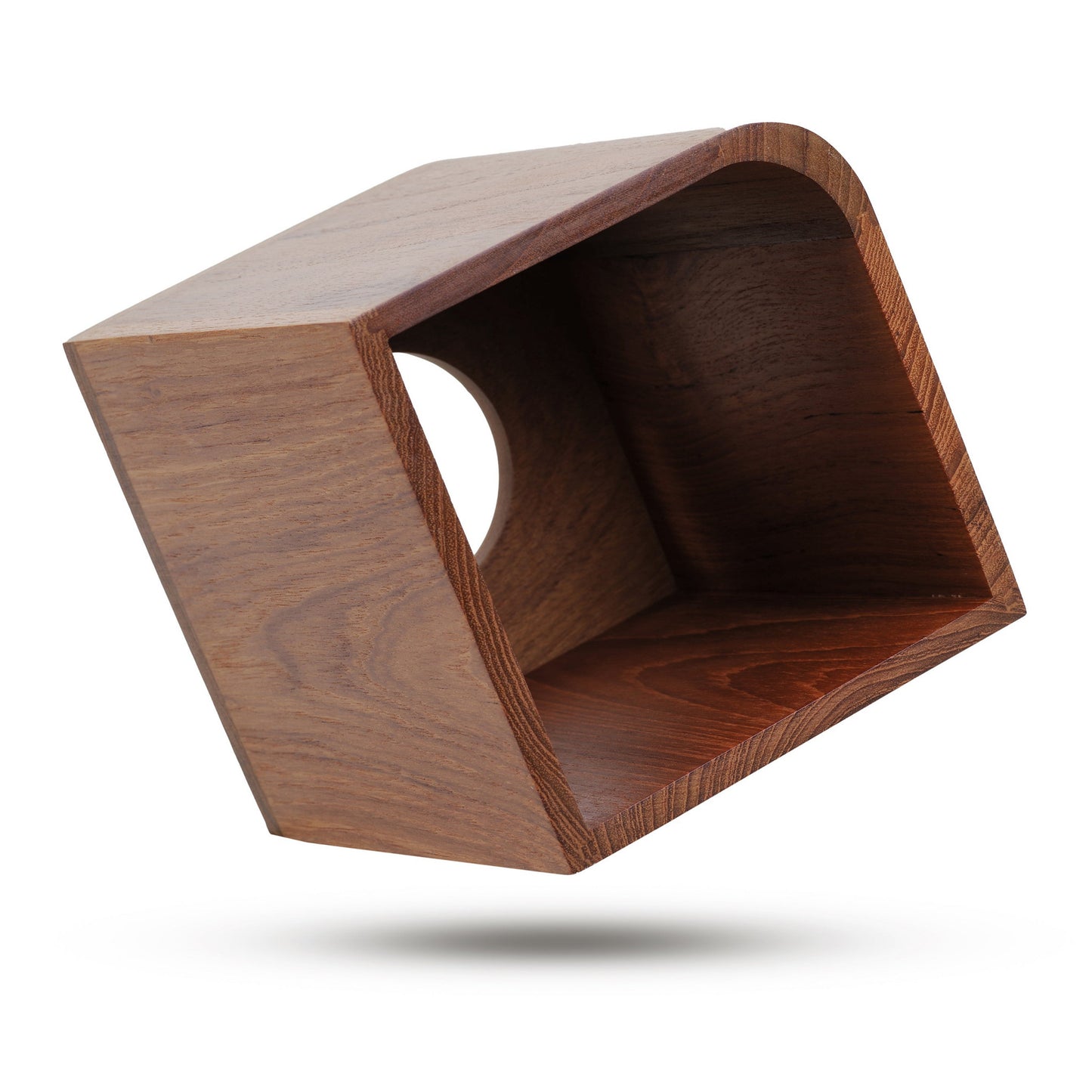 Designer Genuine Teak Tissue Box Cover-4