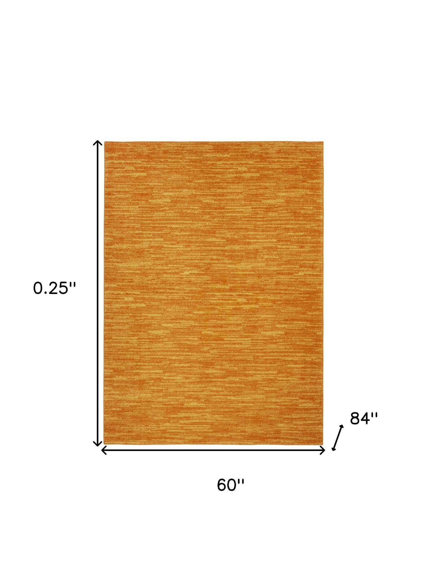 5' X 7' Sunburst Non Skid Indoor Outdoor Area Rug-7