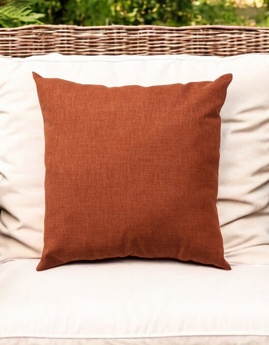 22" Orange Indoor Outdoor Throw Pillow-0