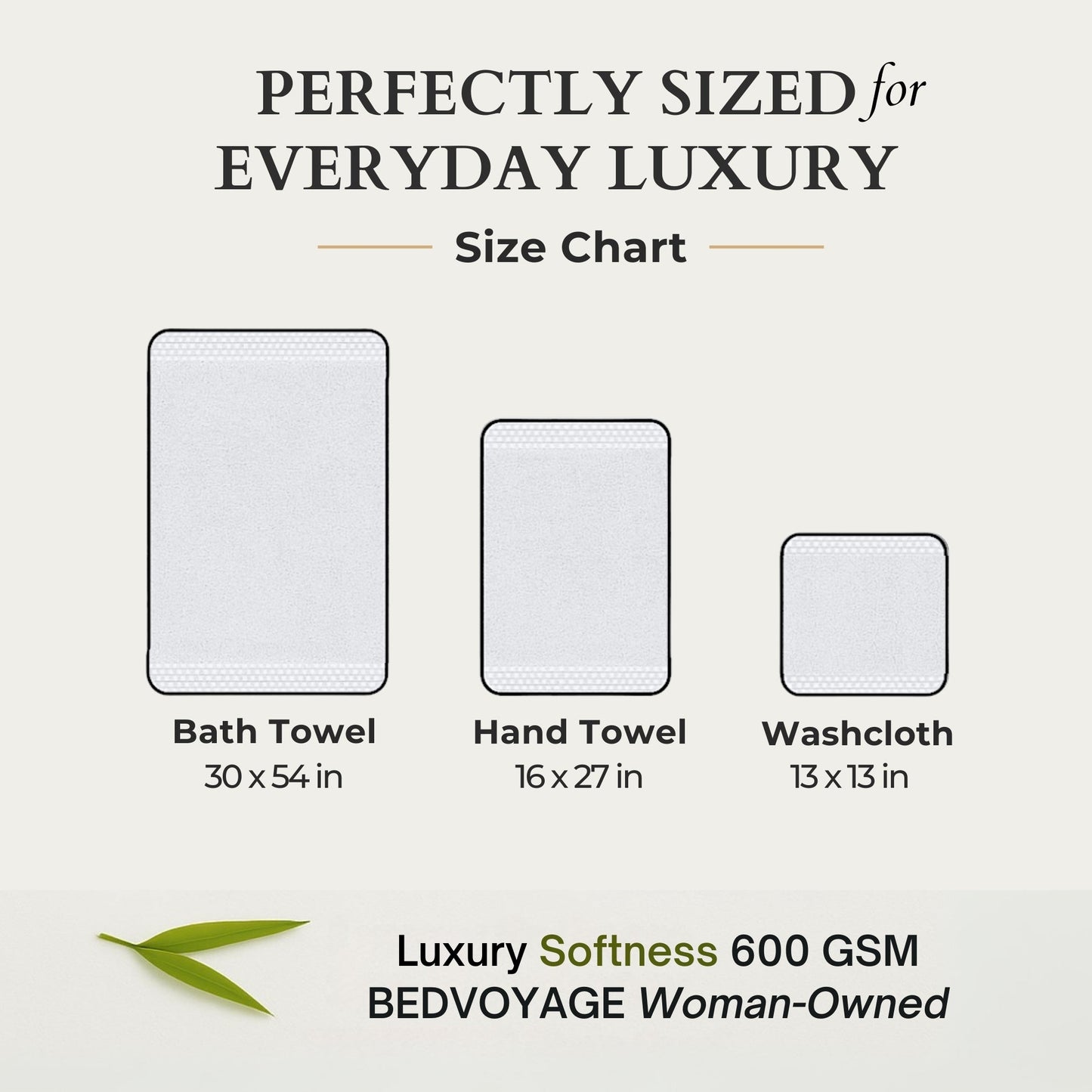 Bamboo Bath Towel - White