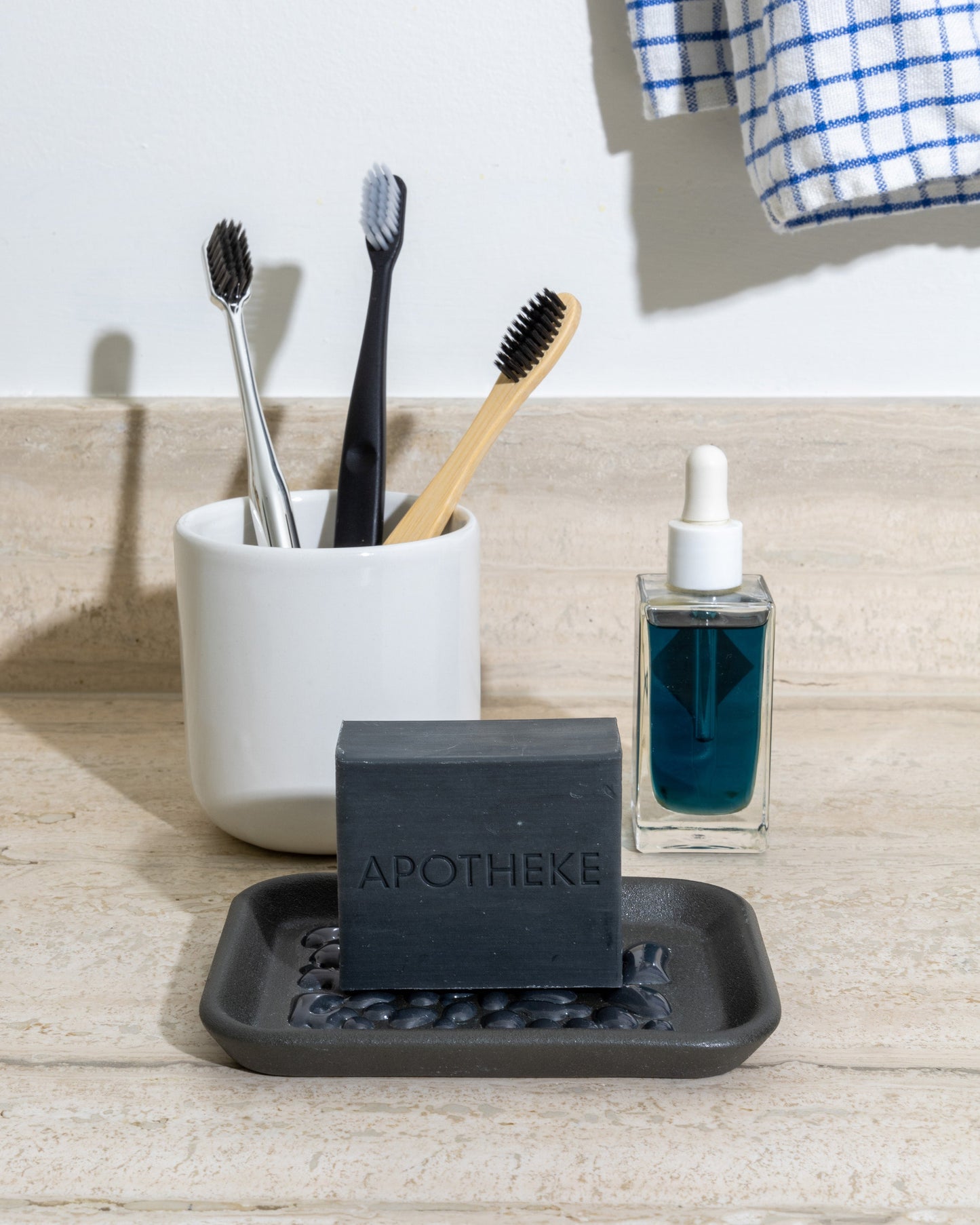 Soap Dish Bundle in Onyx