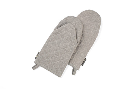 Oven Mitts Set of 2, Premium Cotton Baking Mitts, Heat Resistant for Cooking-1
