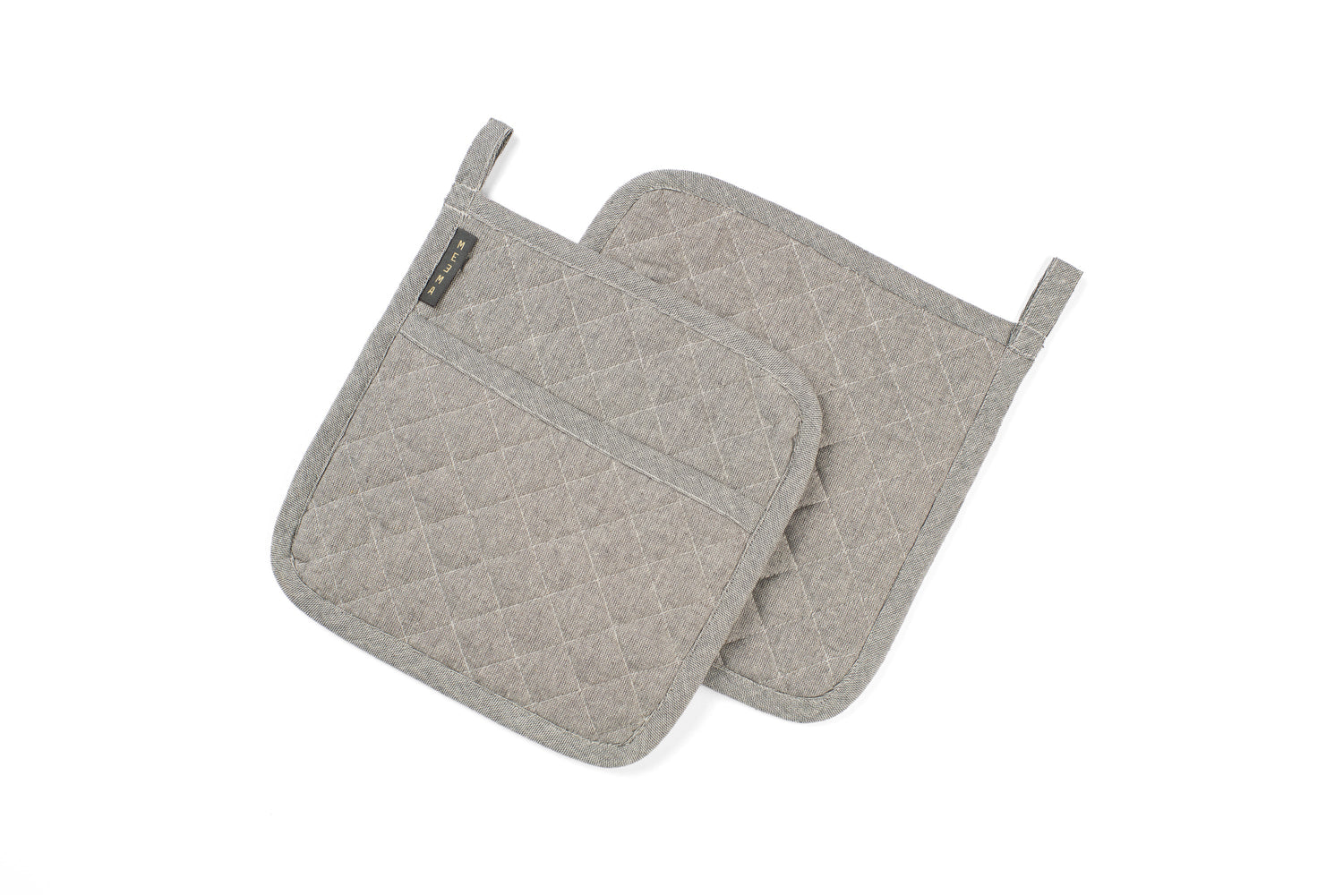 Potholders Set of 2, Cotton Pot Holders for Kitchen Heat Resistant-0
