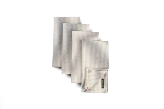 Cloth Napkins Set of 4, Washable Cotton Napkins, Upcycled Napkins Cloth-1