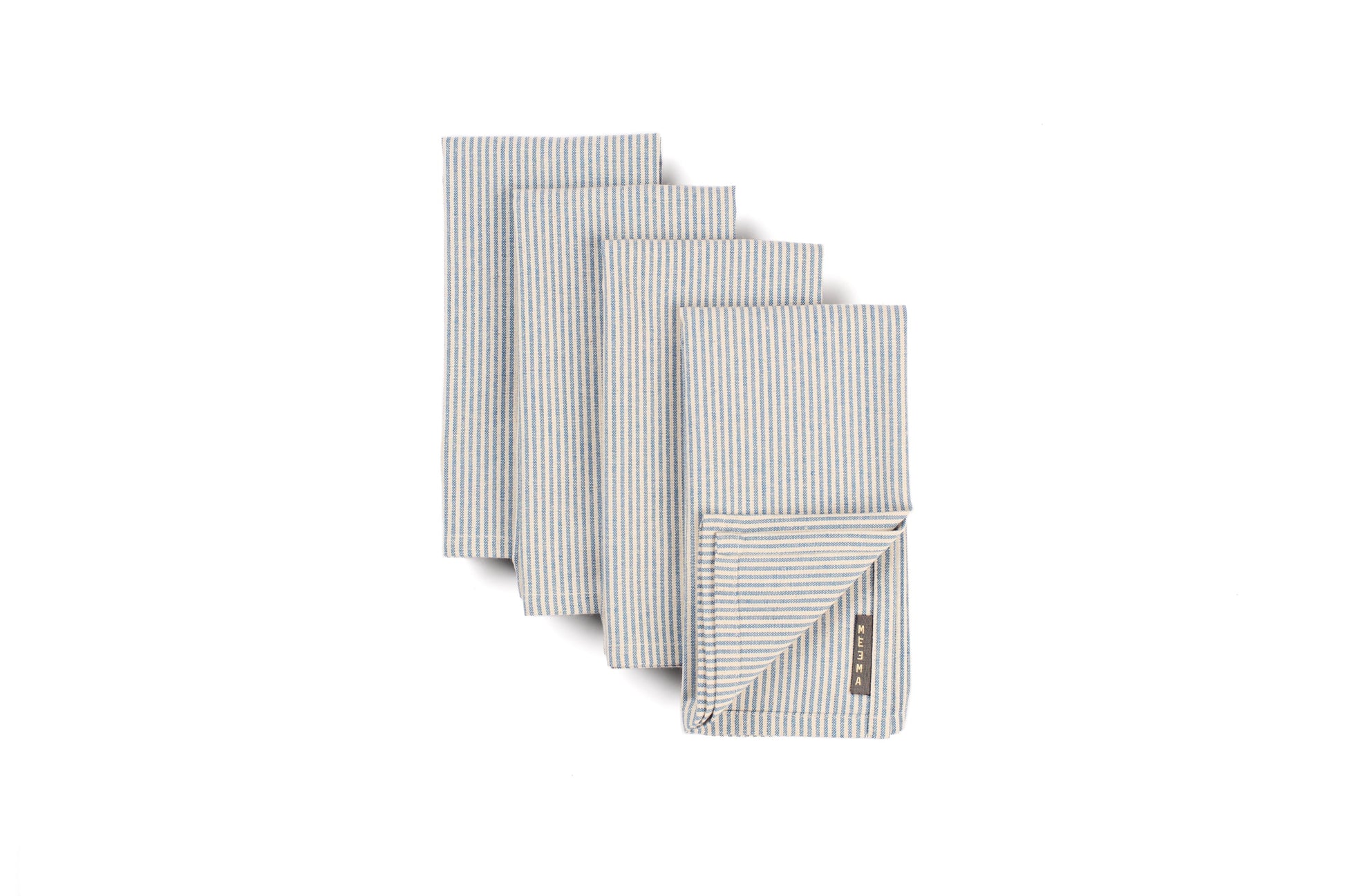 Cloth Napkins Set of 4, Washable Cotton Napkins, Upcycled Napkins Cloth-3