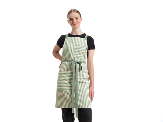 Crossback Apron with Pockets, Gardening Apron and Serving Aprons-10