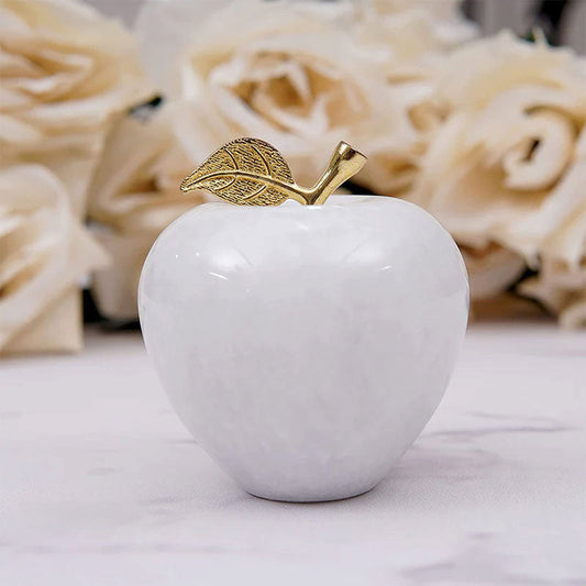 Marble Apple Paperweight - Best for Home Office Desk-5