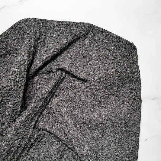Waffle Hand Towel 3pc set Charcoal