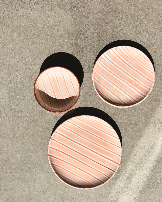 Casa Cubista Cabana Plates and Bowls - Pink