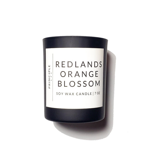 Redlands Orange Blossom Soy Wax Candle