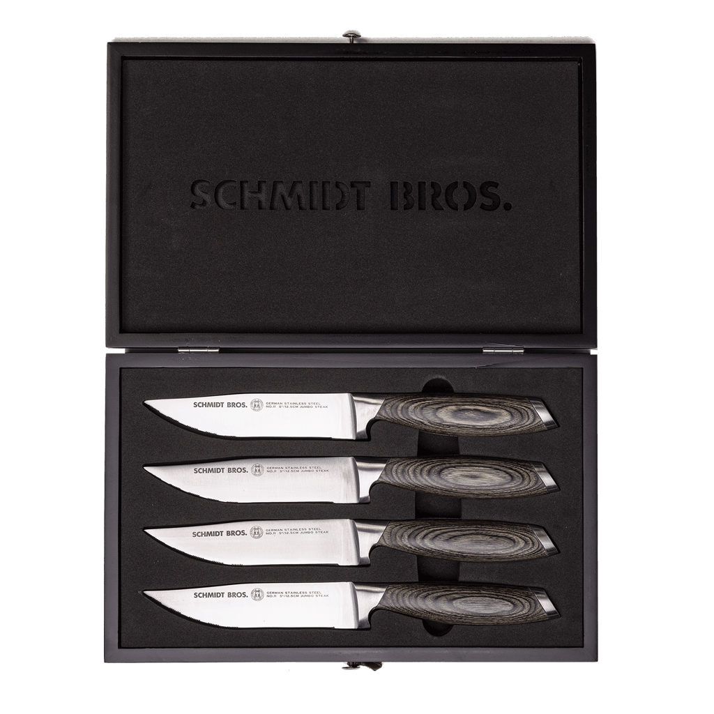 Bonded Ash, 4-Piece Jumbo Steak Knife Set