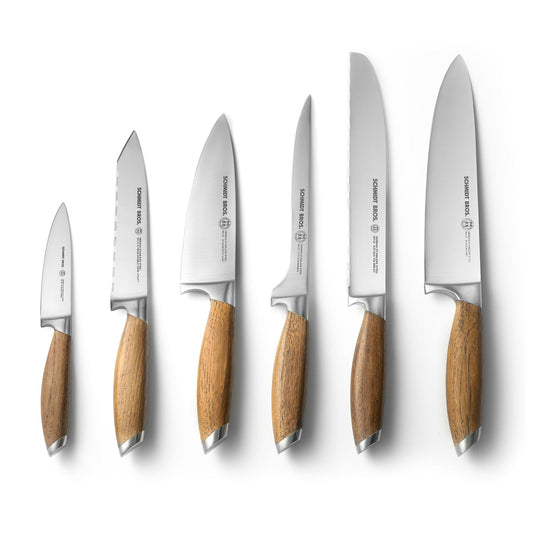 Bonded Teak, 7-Piece Knife Block Set