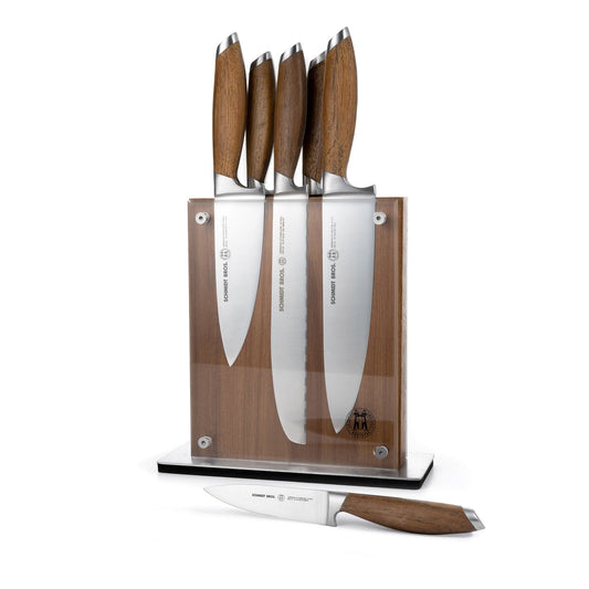 Bonded Teak, 7-Piece Knife Block Set