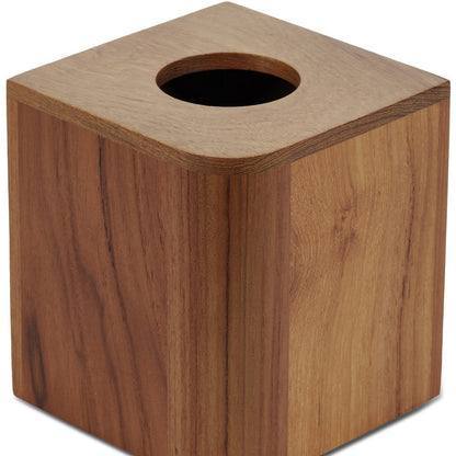 Designer Genuine Teak Tissue Box Cover-6