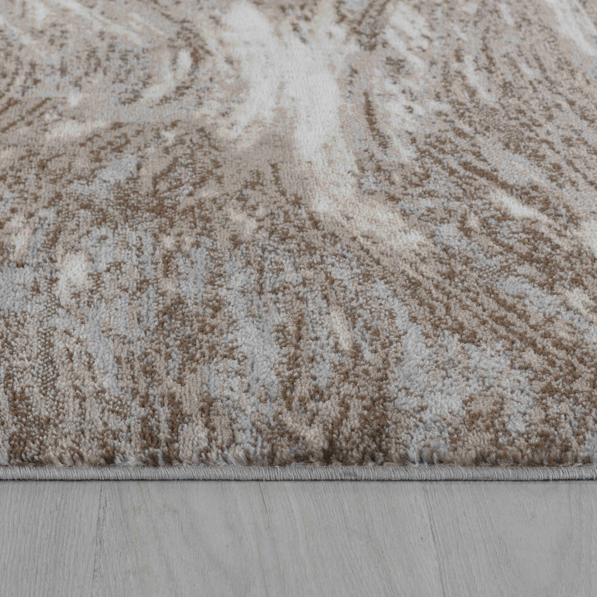 8' X 11' Brown Abstract Area Rug-6