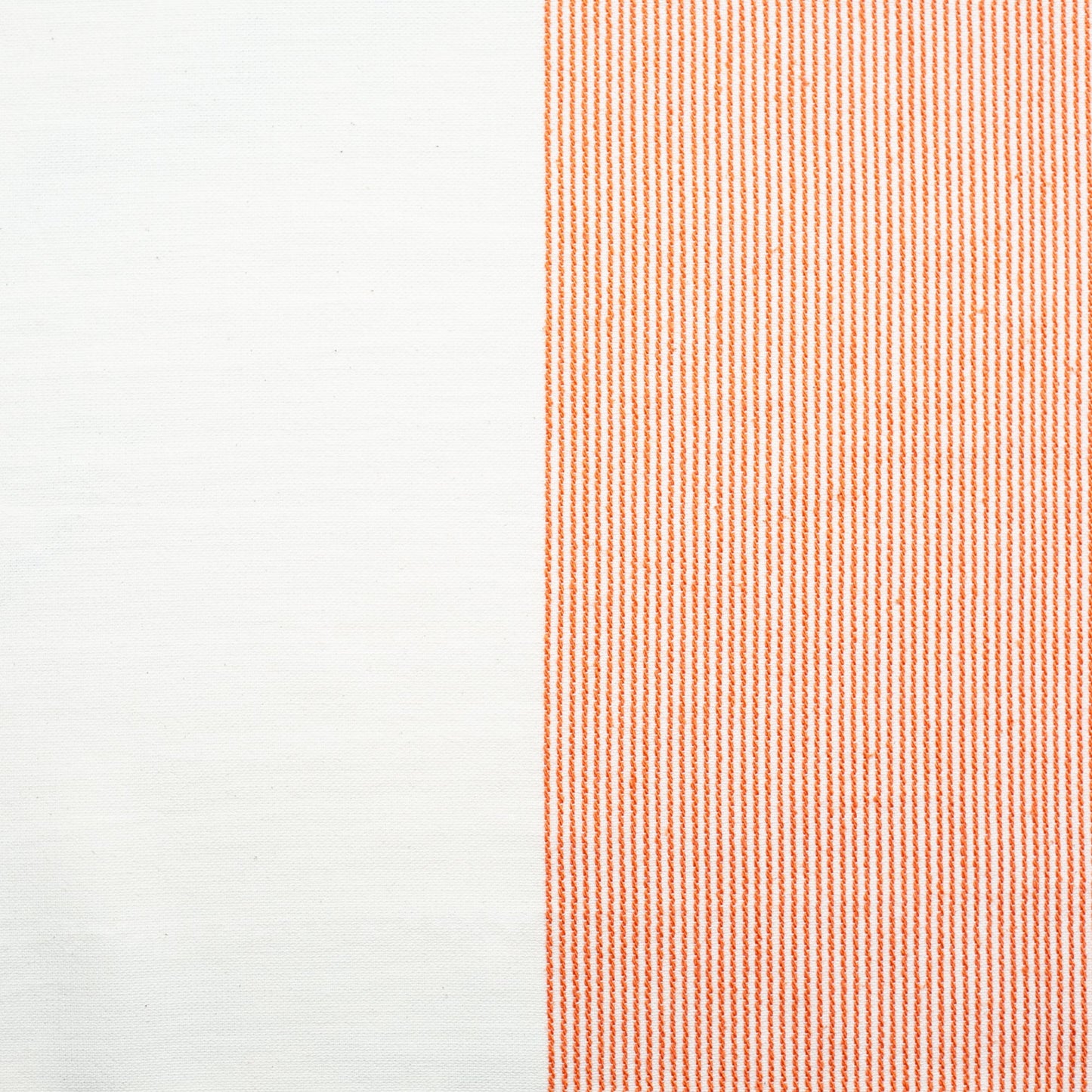 The Stripe Collection Tablecloth Natural & Persimmon