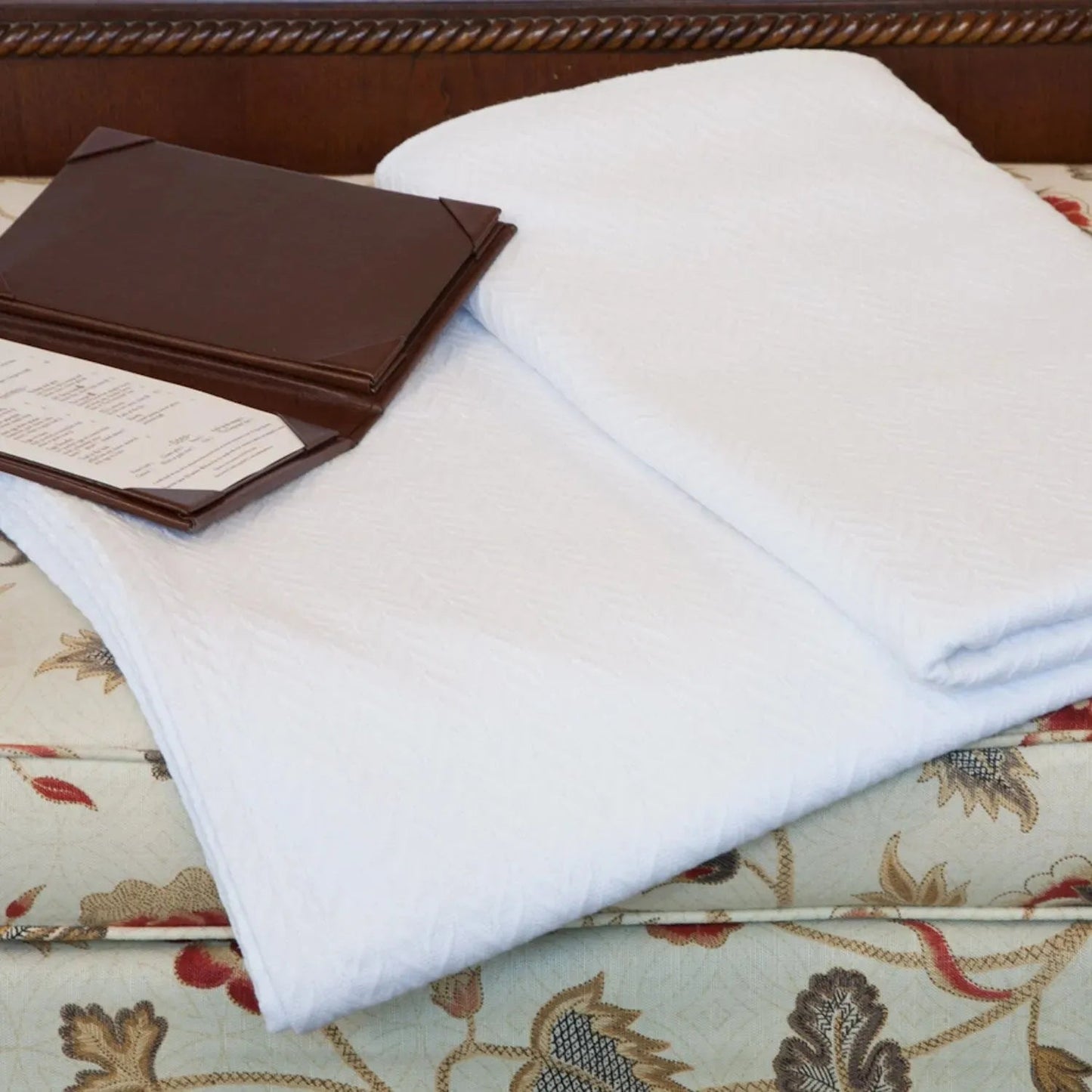 Herringbone & Honeycomb Weave Cotton Thermal Blanket 2 PK-5