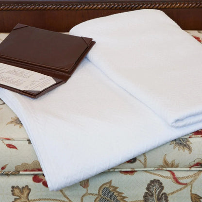 Herringbone & Honeycomb Weave Cotton Thermal Blanket 2 PK-5