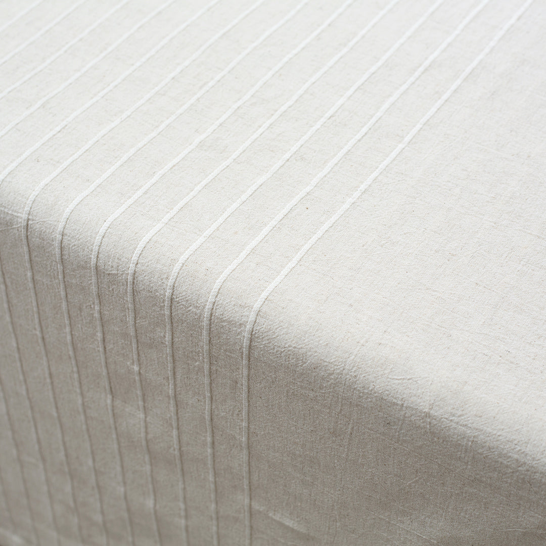 Washed Linen-Cotton Tablecloth- Natural Linen