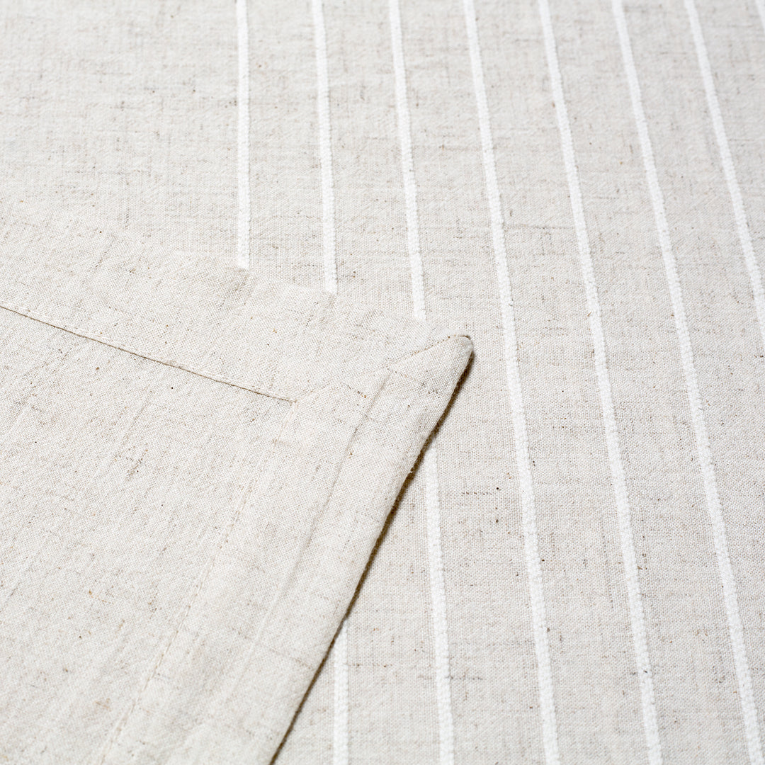 Washed Linen-Cotton Tablecloth- Natural Linen
